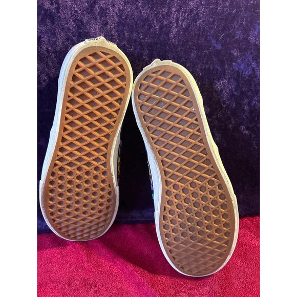 Vans Colorful Rainbow Checker Missy Sz 5, Tennis, Sneakers Lace Up,721356 - Picture 5 of 7